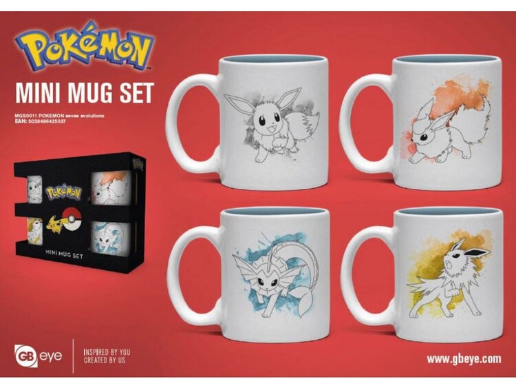 Conjunto de presente Pokemon - Eevee Evolutions