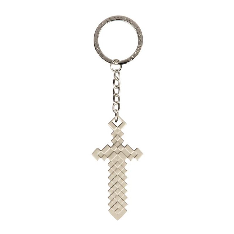 Keychain Minecraft - Metal Sword