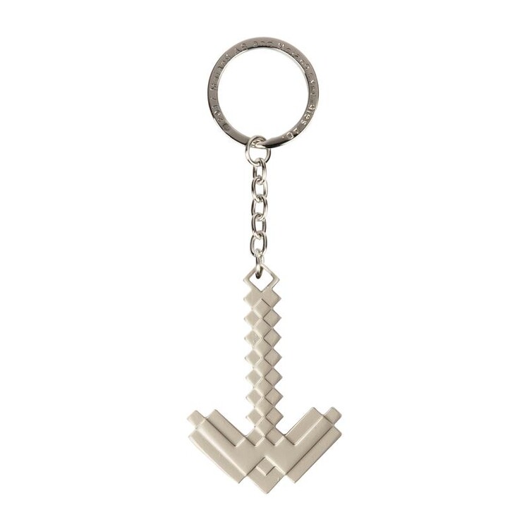 Keychain Minecraft - Metal Pickaxe