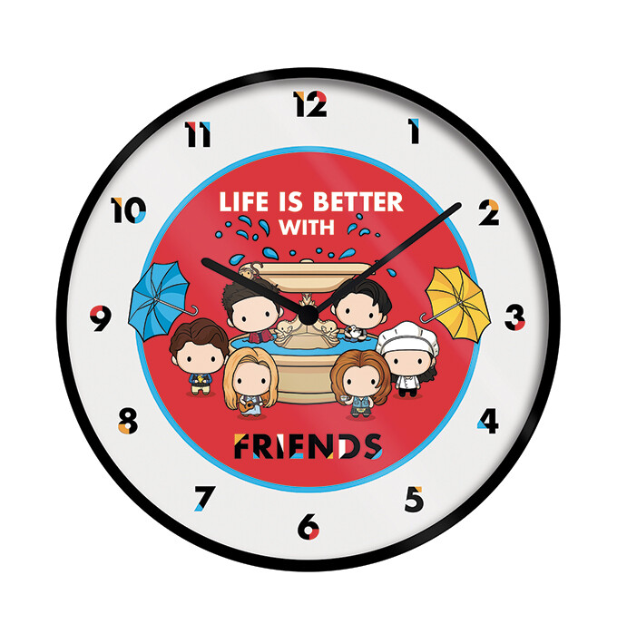 Ρολόι Friends - Life Is Better With Friends (Chibi)