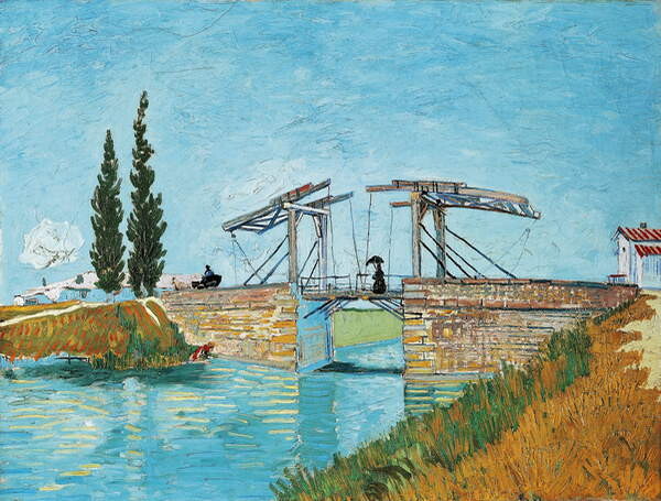 Плакат Langlois Bridge at Arles, by Vincent van Gogh