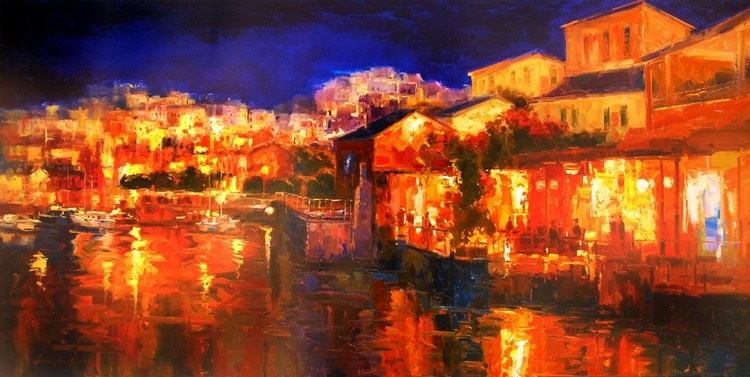 Umetniški tisk Mediterranean Evening