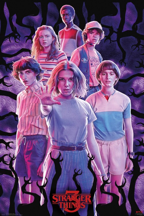 Плакат Stranger Things - Group