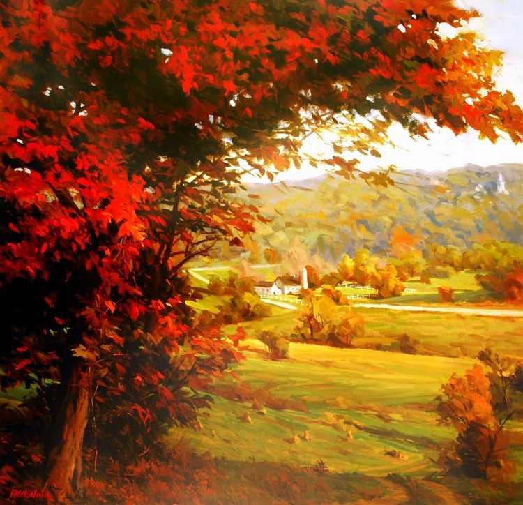 Художествен печат Peace in the Valley