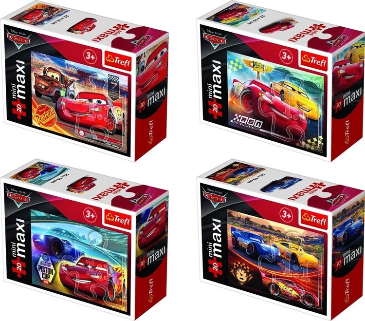 Palapeli Autot 3: New Winners 4in1