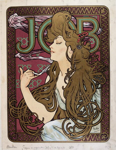 Плакат Job Cigarette Paper