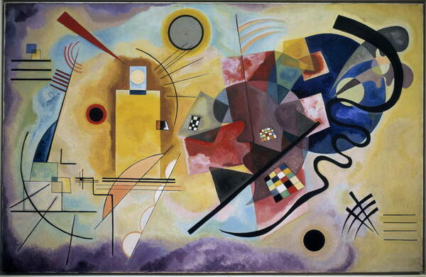 Плакат Yellow-Red-Blue, 1925