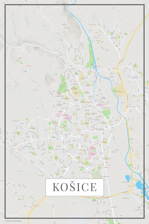 Плакат Košice color