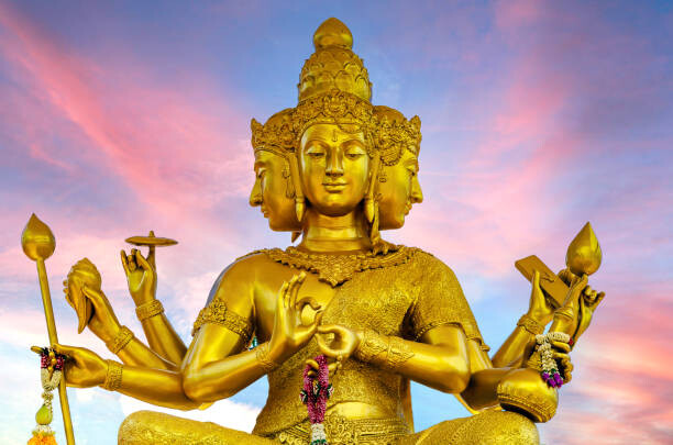 Футболка A Statue of Brahma