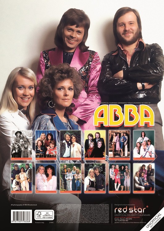 Calendar 2021 Abba