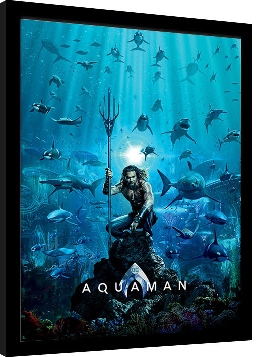 Framed poster Aquaman - Teaser