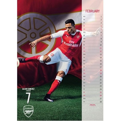 Calendar 2021 Arsenal