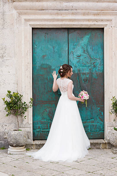 Art Photography Attractive bride in wedding day