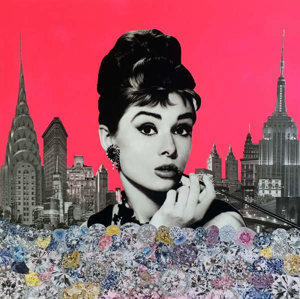 Fine Art Print Audrey Hepburn, 2015,