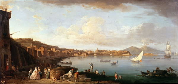 Canvas Print Bay of Naples from the North