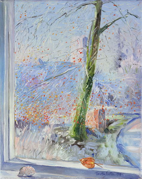 Canvas Print Beech Tree and Haw Frost, 1989
