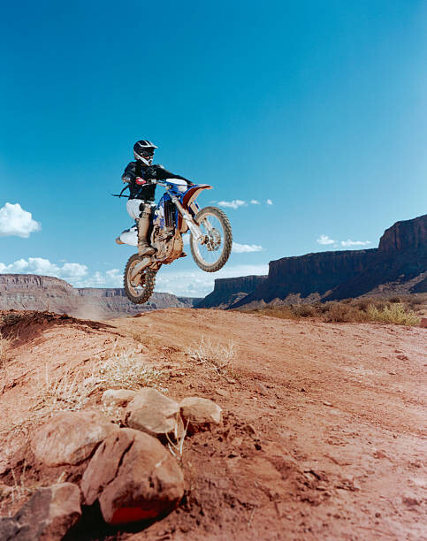 Art Photography Biker Jumping