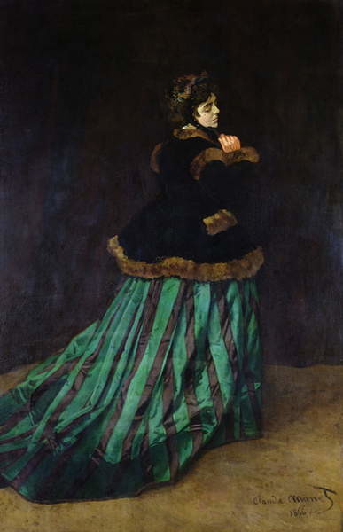 Fine Art Print Camille, or The Woman in the Green Dress, 1866