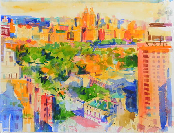 Canvas Print Central Park from The Carlyle