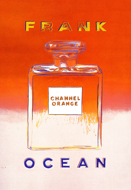 Chanel Orange Urban Chic by PopArtQueen 18x12 Art Print Poster Wall Decor
