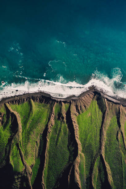 Arte Fotográfica Cliff edge and the Atlantic ocean