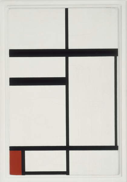 Fine Art Print Composition with Red, Black and White, 1931