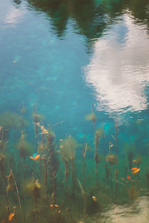 Art Photography Cool natural gradient over the lake