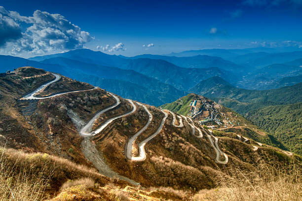 Art Photography Curvy roads , Silk trading route