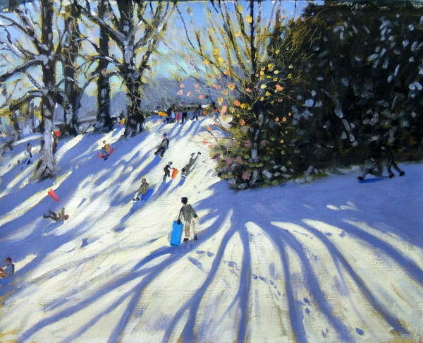 Fine Art Print Early snow, Darley Park