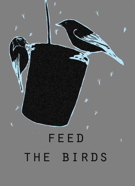 Fine Art Print Feed the birds