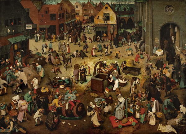 Fine Art Print Fight between Carnival and Lent, 1559