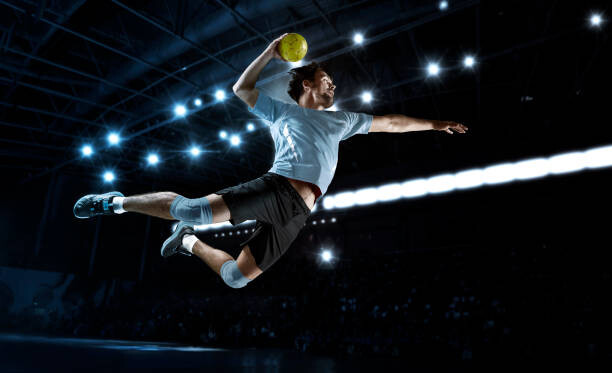 Arte Fotográfica Handball player players in action