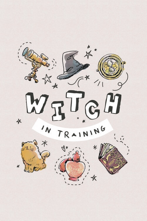 Art Poster Harry Potter - Witch in training