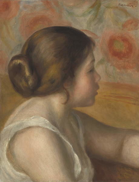 Fine Art Print Head of a Young Girl, c.1890