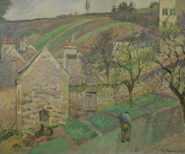Fine Art Print Hillside of the Hermitage, Pontoise, 1873