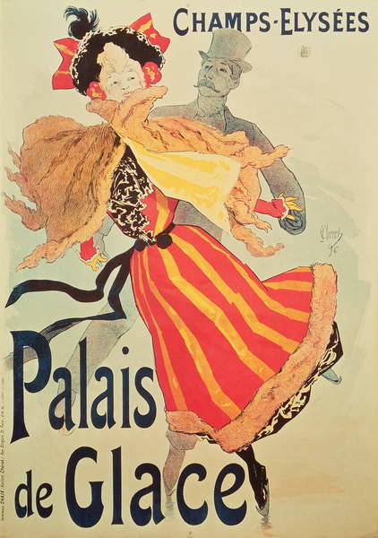 Canvas Print 'Ice Palace', Champs Elysees, Paris, 1893