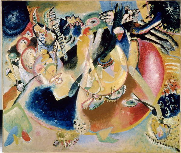 Canvas Print Improvisation of Cold Forms, 1914