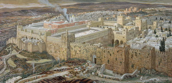 Fine Art Print Jerusalem and the Temple of Herod in Our Lord's Time