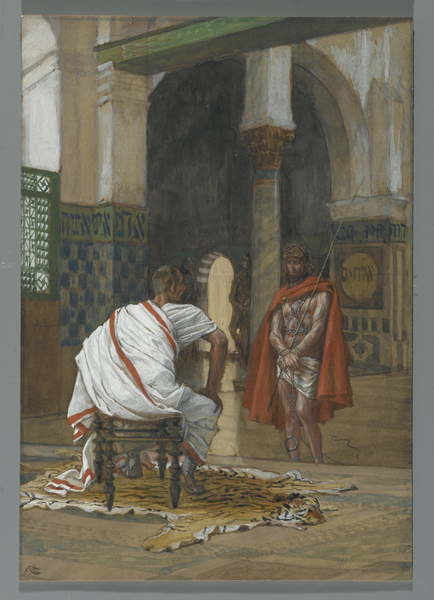 Fine Art Print Jesus Before Pilate - Second Interview