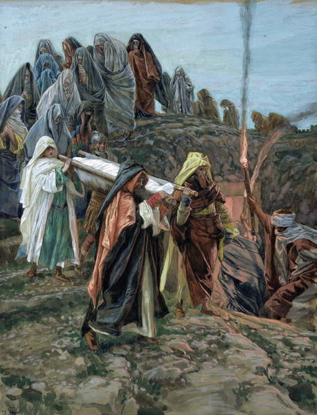 Canvas Print Jesus Carried to the Tomb