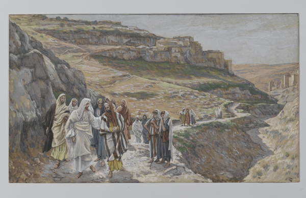 Fine Art Print Jesus Discourses with His Disciples