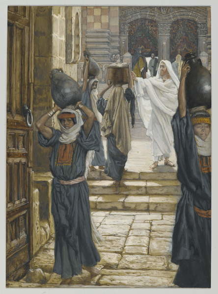 Canvas Print Jesus Forbids the Carrying of Loads in the Forecourt of the Temple