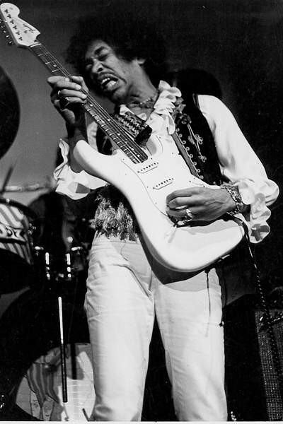 Photography Jimi Hendrix in 1969