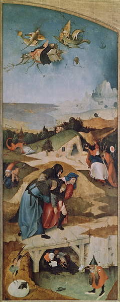 Fine Art Print Left wing of the Triptych of the Temptation of St. Anthony