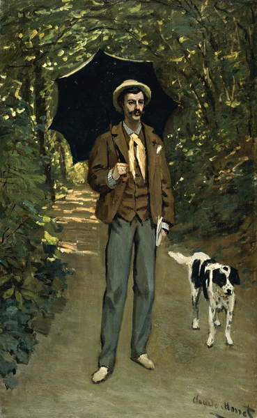 Fine Art Print Man with an Umbrella, c.1868-69