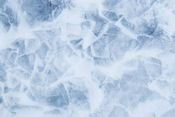 Valokuvataide Minimalistic background of snow and ice