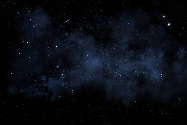 night sky with bright stars and blue nebula, manuel_adorf