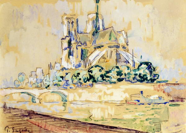 Fine Art Print Notre Dame, 1885