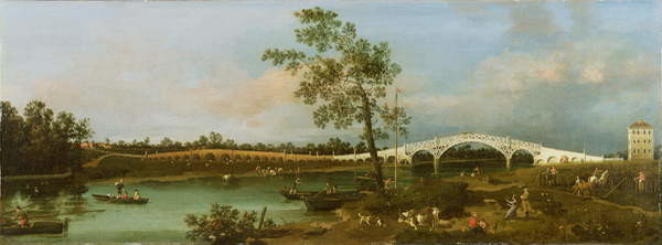 Fine Art Print Old Walton's Bridge, 1755