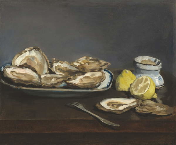 Canvas Print Oysters, 1862